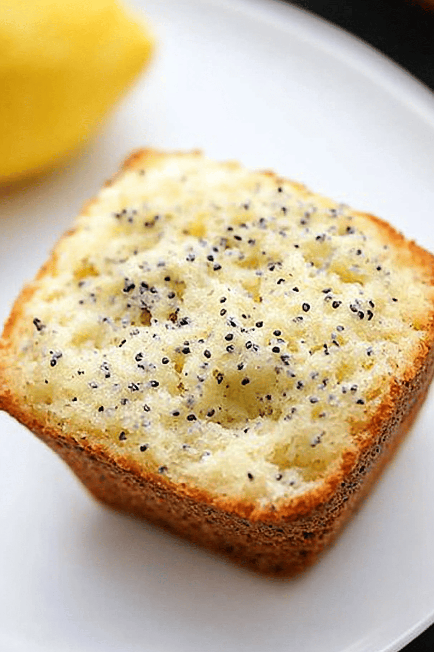 Lemon Poppyseed Muffins final dish beautifully presented and ready to serve
