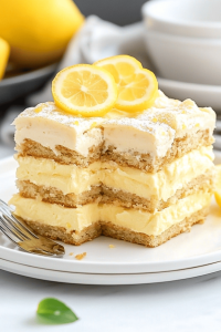 Lemon Éclair Cake