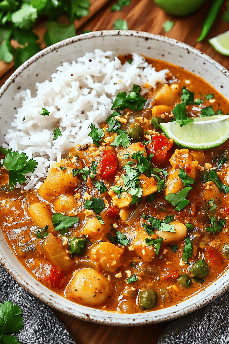Massaman Curry Recipe final dish beautifully presented and ready to serve