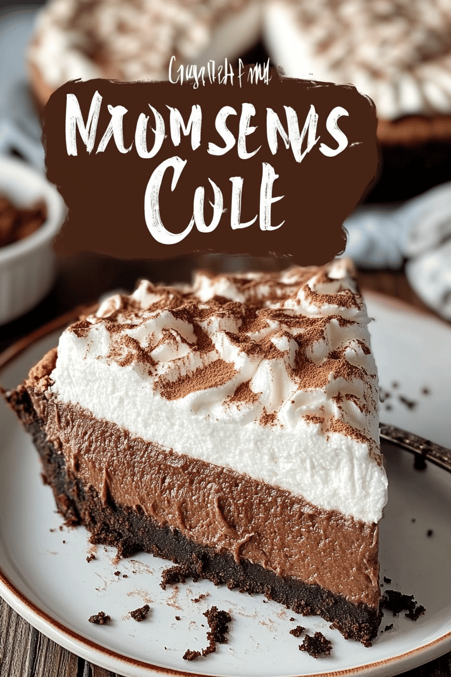 Mississippi Mud Pie ingredients organized and measured on kitchen counter