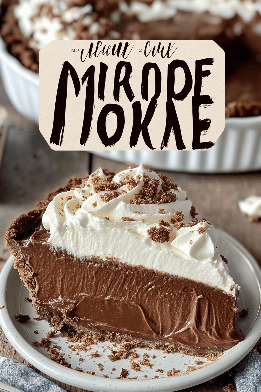 Mississippi Mud Pie slice on plate showing perfect texture and swirl pattern