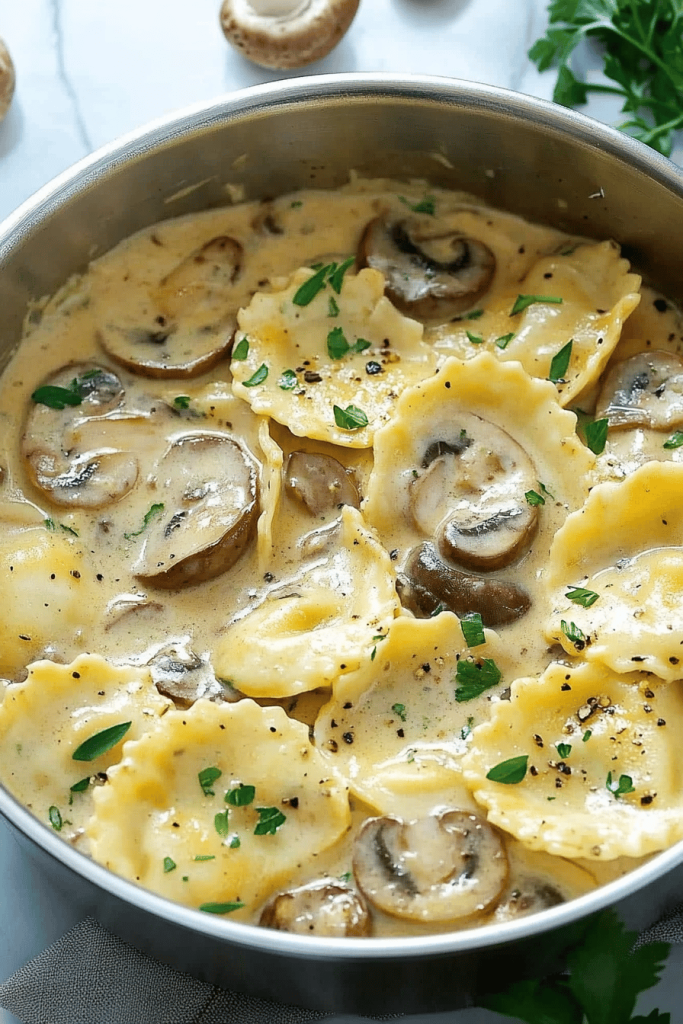 Mushroom Ravioli Sauce