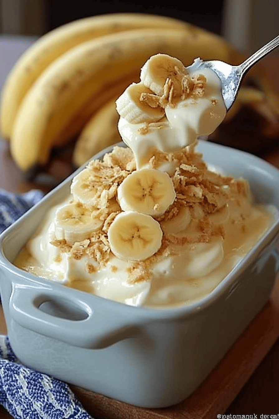 Paula Deen's Banana Pudding ingredients organized and measured on kitchen counter