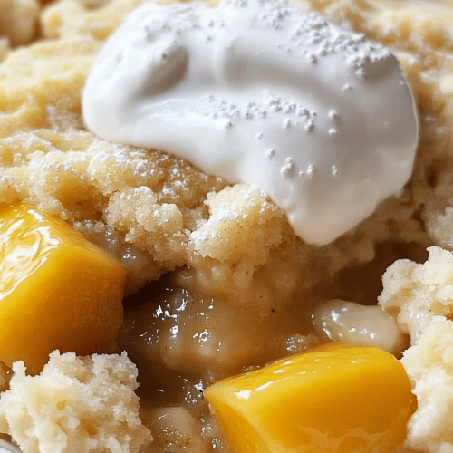 Peach Cobbler Dump Cake