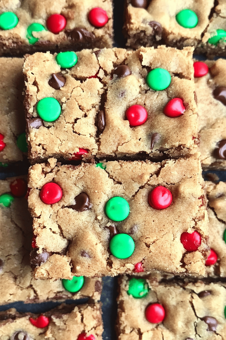 Peanut Butter Cookie Bars final dish beautifully presented and ready to serve