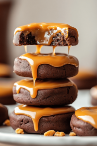 Peanut Butter Cookies Salted Caramel