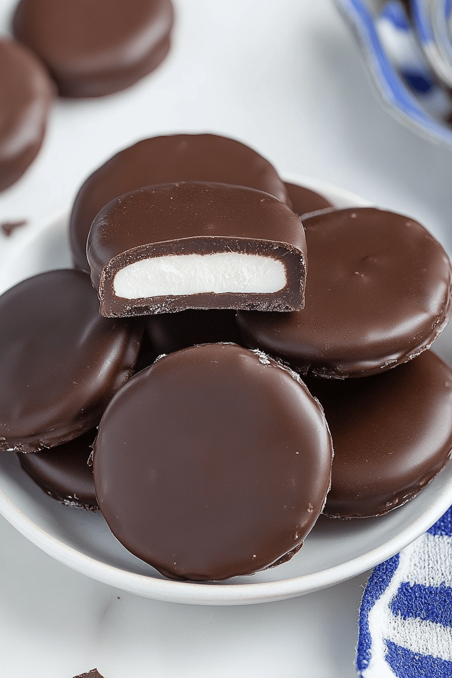 Peppermint Patties Recipe final dish beautifully presented and ready to serve