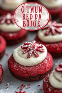 Peppermint Red Velvet Blossoms