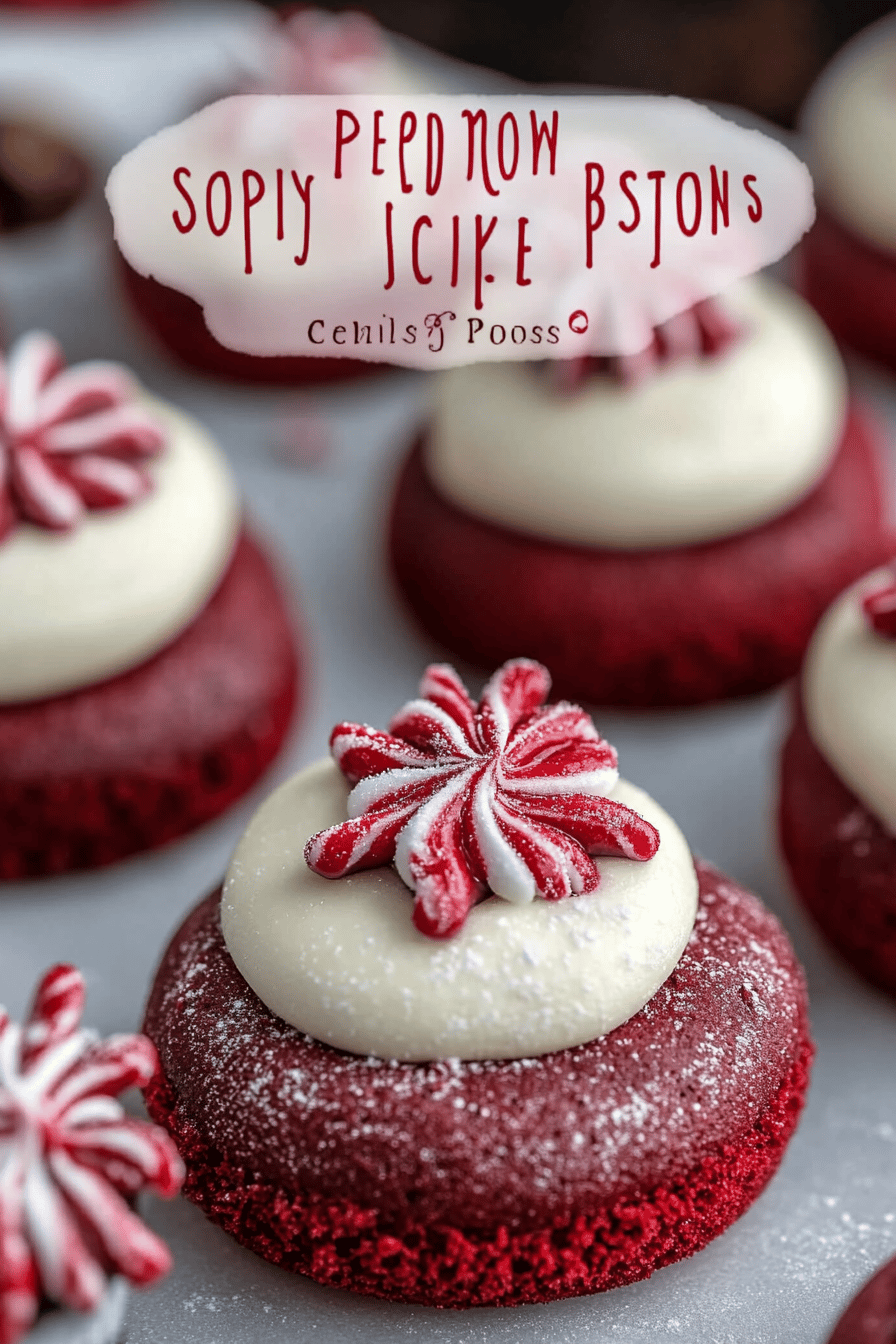 Peppermint Red Velvet Blossoms slice on plate showing perfect texture and swirl pattern