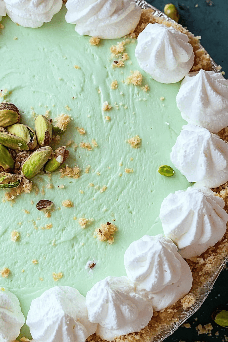 Pistachio Cheesecake Recipe ingredients organized and measured on kitchen counter