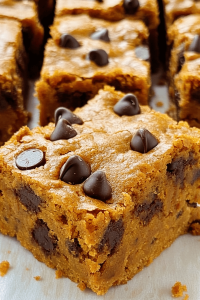 Pumpkin Chocolate Chip Bars