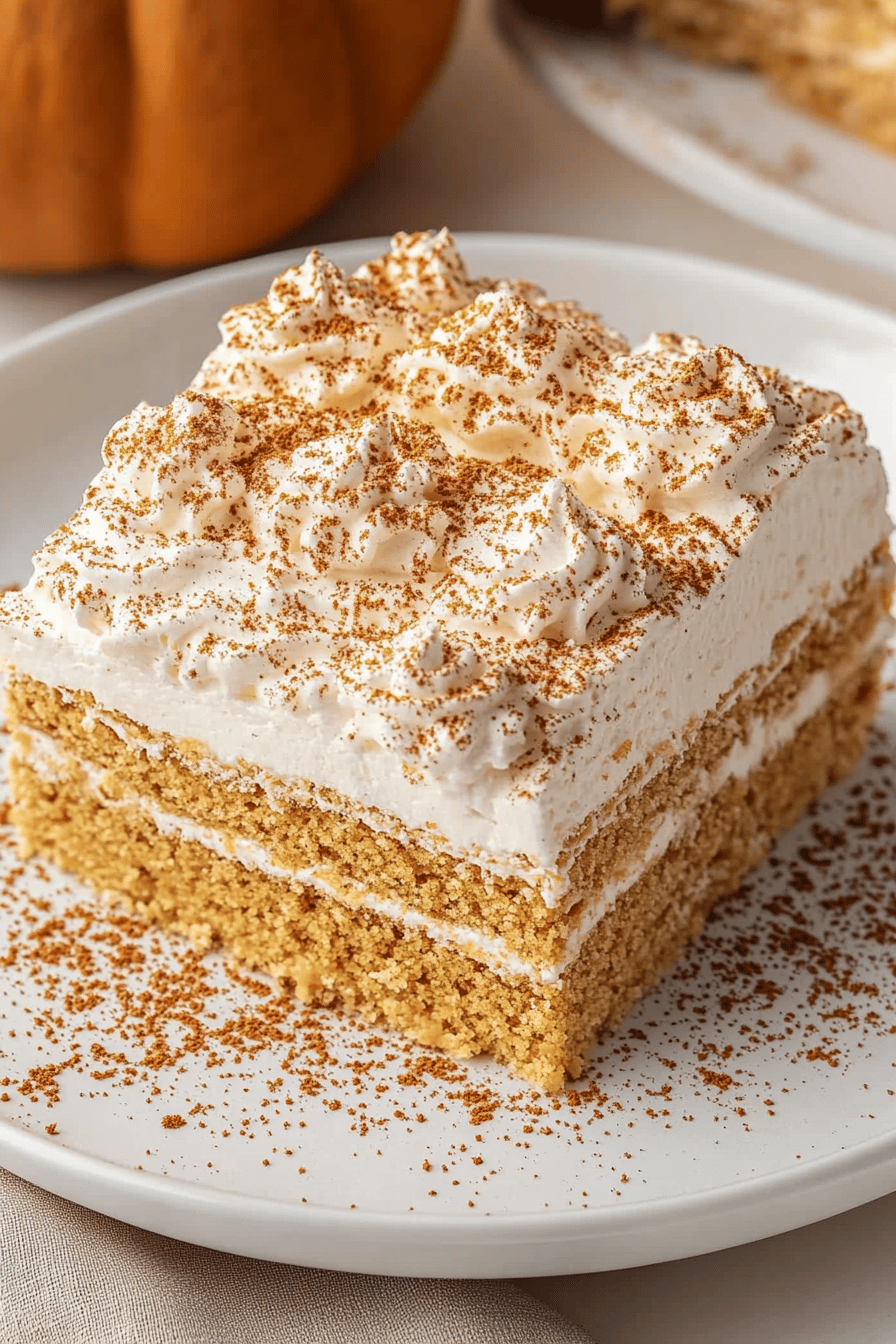 Pumpkin Icebox Cake ingredients organized and measured on kitchen counter