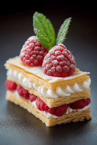 Raspberry Mille-Feuille Cookies