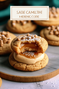 Salted Caramel Cheesecake Cookies