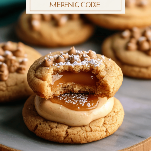 Salted Caramel Cheesecake Cookies