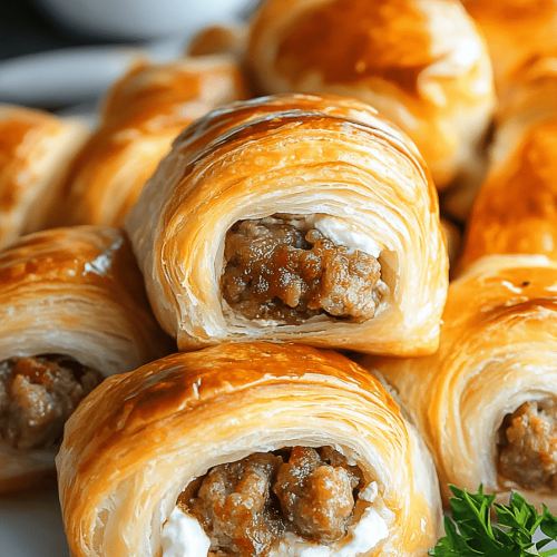 Sausage Cream Cheese Crescents