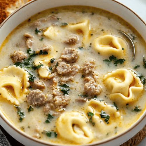 Sausage Tortellini Soup