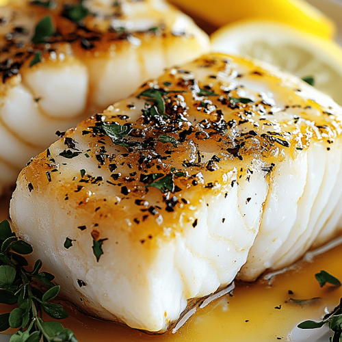 Seared Cod Recipe