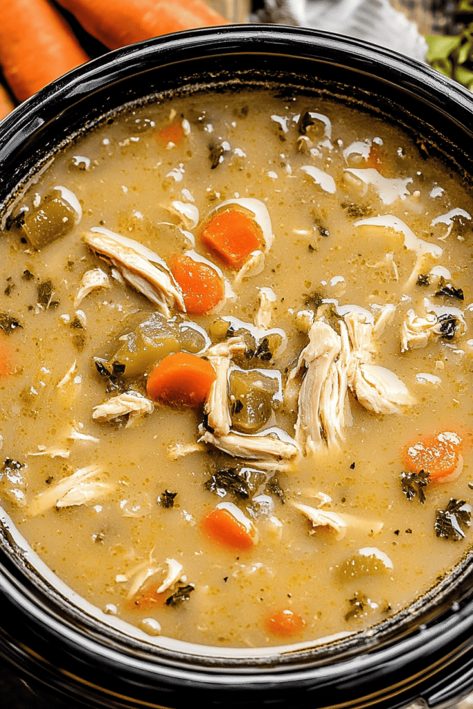 Slow Cooker Turkey Soup