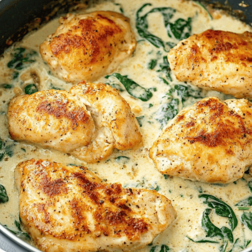 Spinach Chicken Dinner