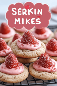 Strawberry Kiss Cookies