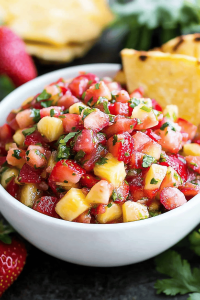 Strawberry Pineapple Salsa