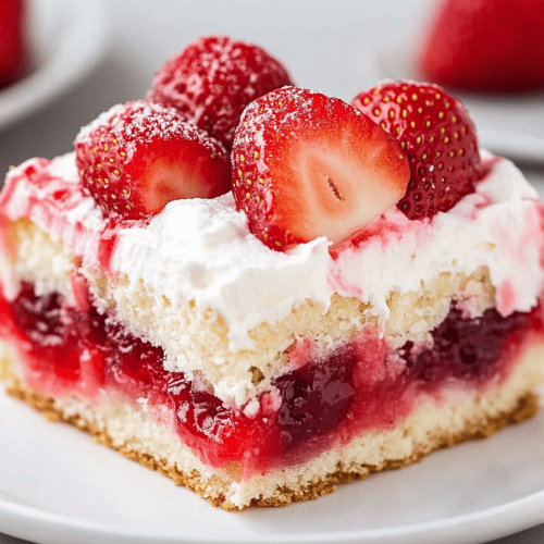 Strawberry Shortcake Poke Cake