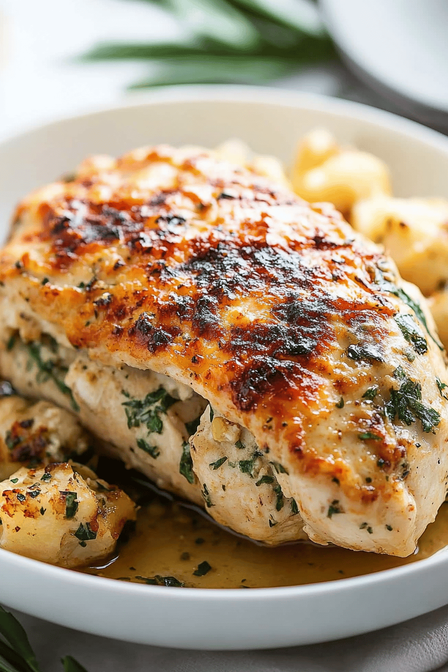 Stuffed Chicken Breast Recipes ingredients organized and measured on kitchen counter