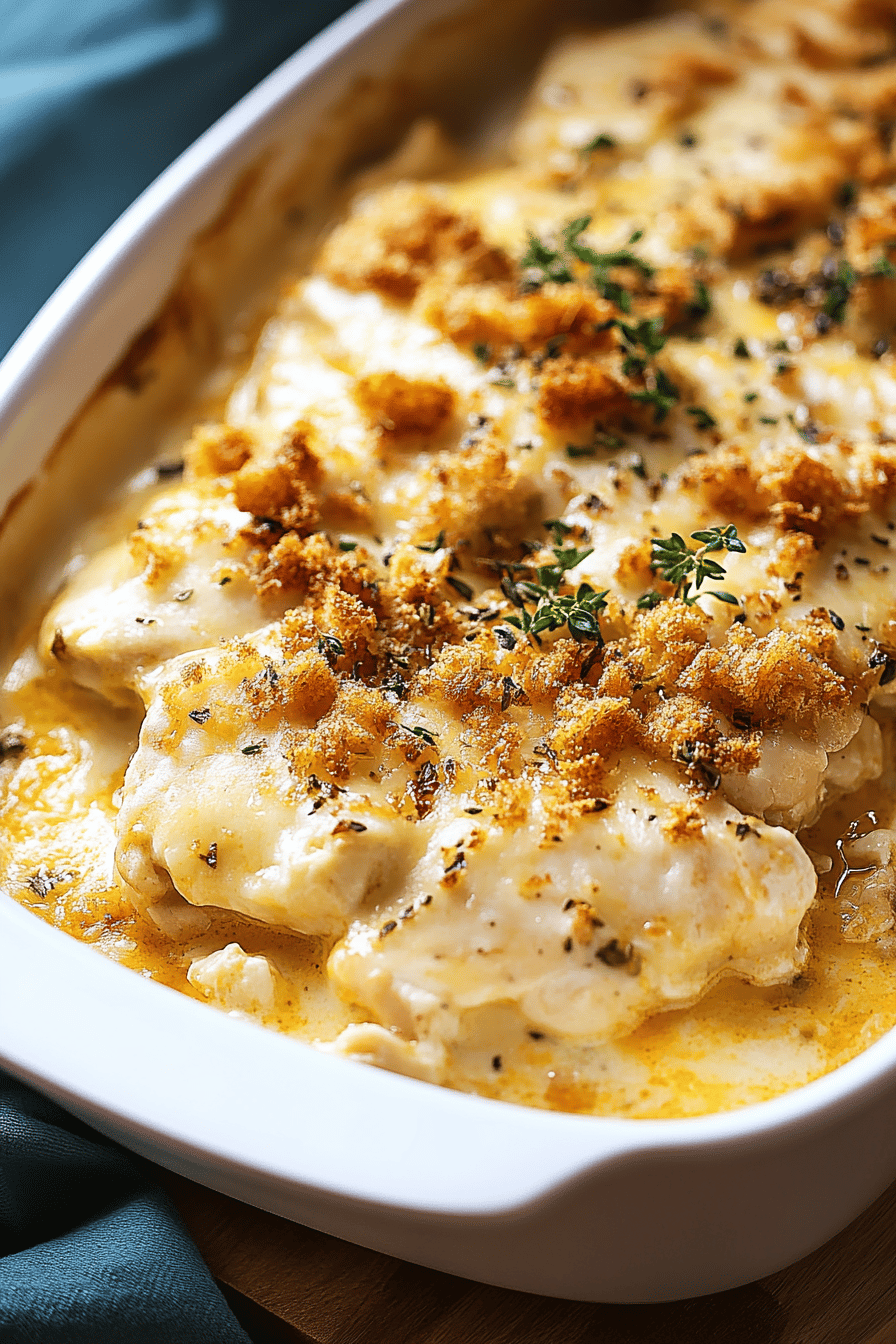 Swiss Chicken Casserole Tips ingredients organized and measured on kitchen counter