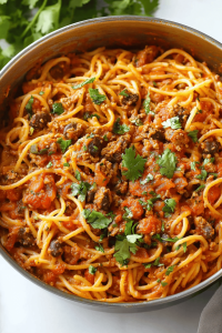 Taco Spaghetti Recipe
