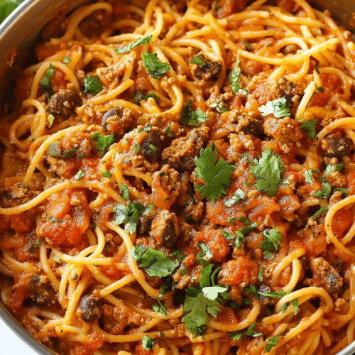Taco Spaghetti Recipe