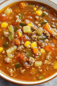 Tomato Hamburger Soup