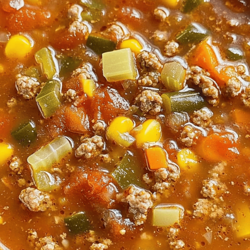 Tomato Hamburger Soup
