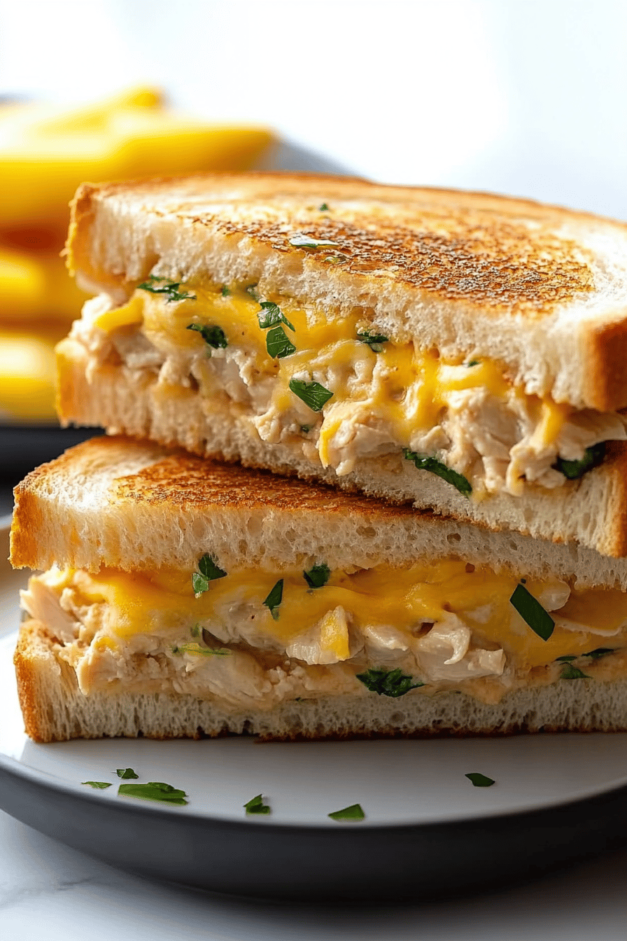 Tuna Melt Recipe final dish beautifully presented and ready to serve