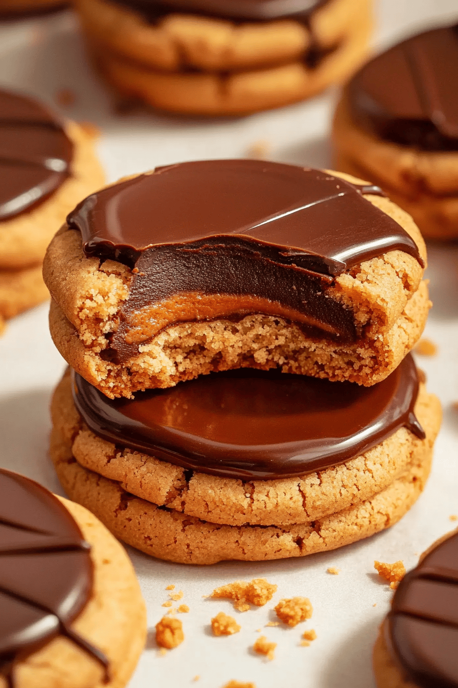 Twix Cookies Recipe final dish beautifully presented and ready to serve