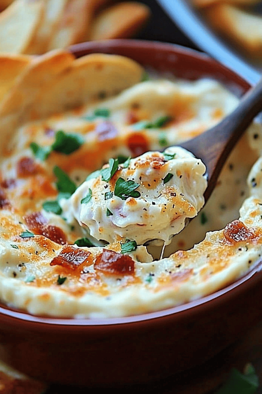 best dip final dish beautifully presented and ready to serve