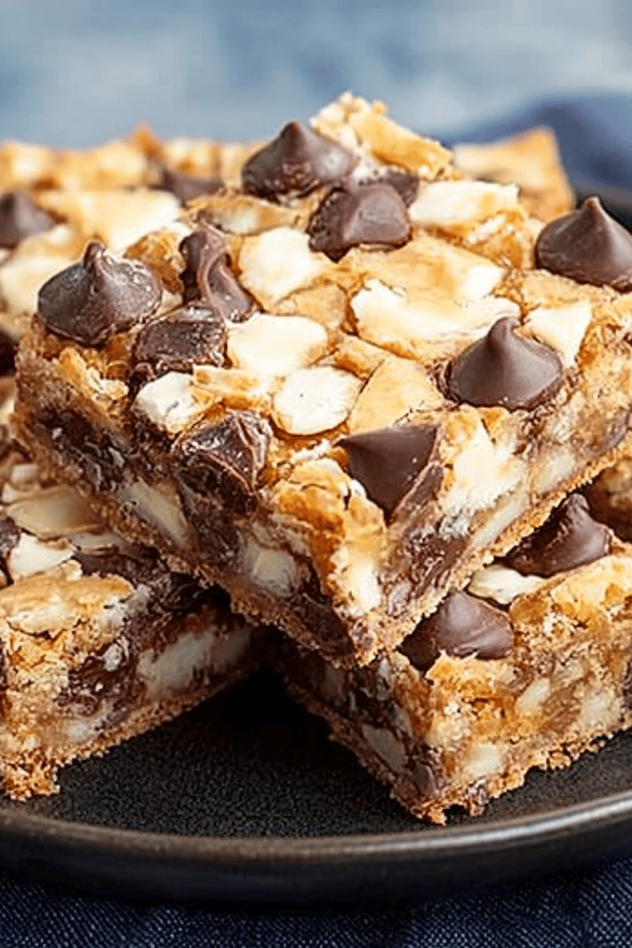 gluten-free 7-layer bars final dish beautifully presented and ready to serve