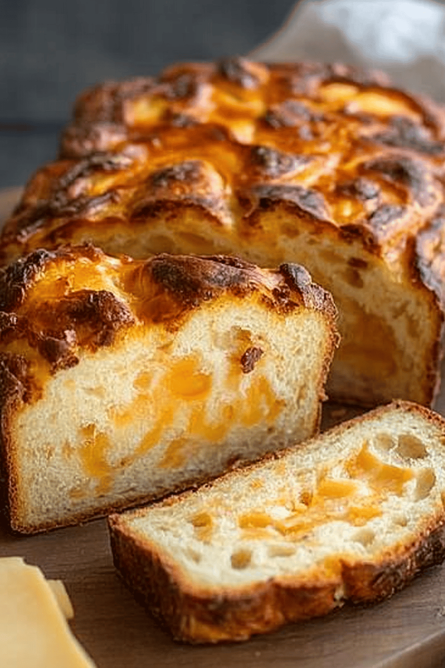 gluten-free artisan cheese bread ingredients organized and measured on kitchen counter