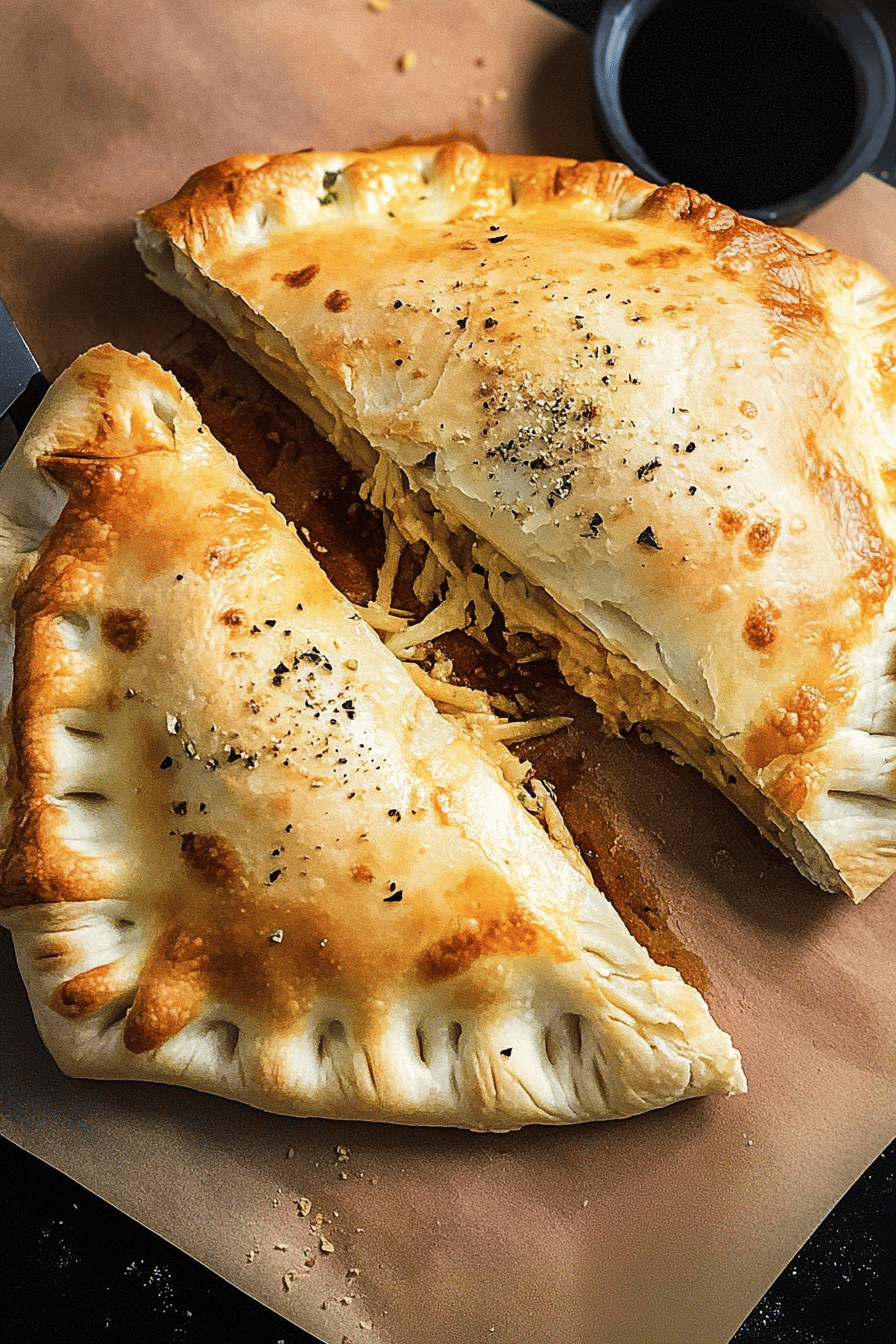 gluten-free calzones ingredients organized and measured on kitchen counter