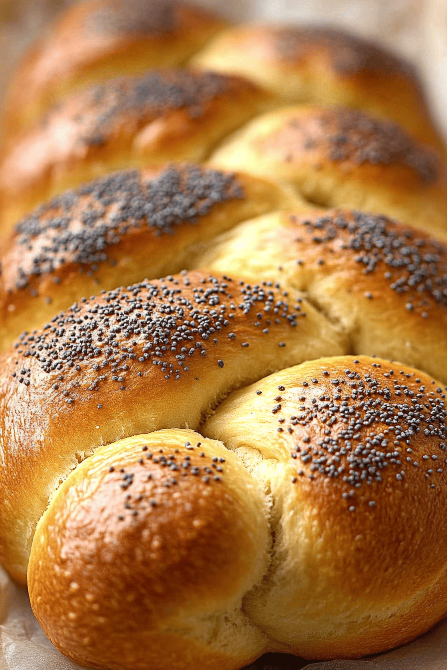 gluten-free challah bread ingredients organized and measured on kitchen counter