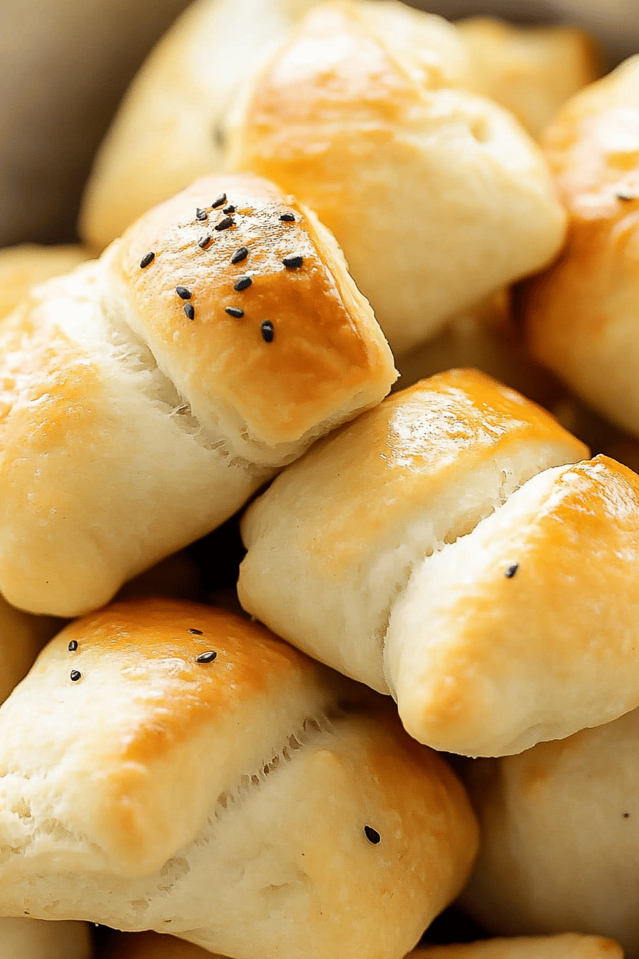 gluten-free crescent rolls final dish beautifully presented and ready to serve
