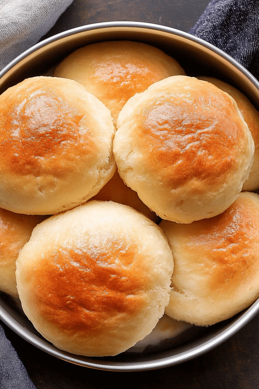 gluten-free dinner rolls ingredients organized and measured on kitchen counter