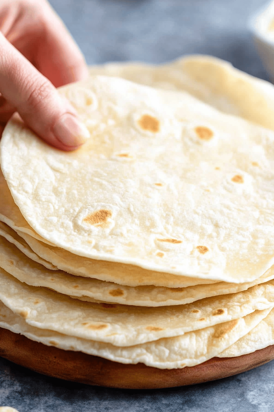 gluten-free flour tortillas final dish beautifully presented and ready to serve