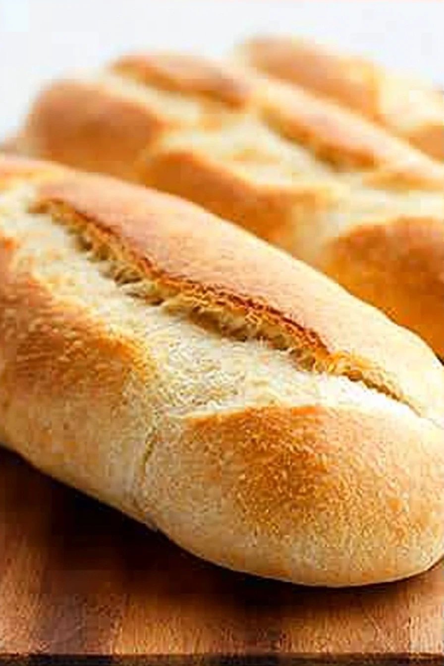 gluten-free french bread ingredients organized and measured on kitchen counter