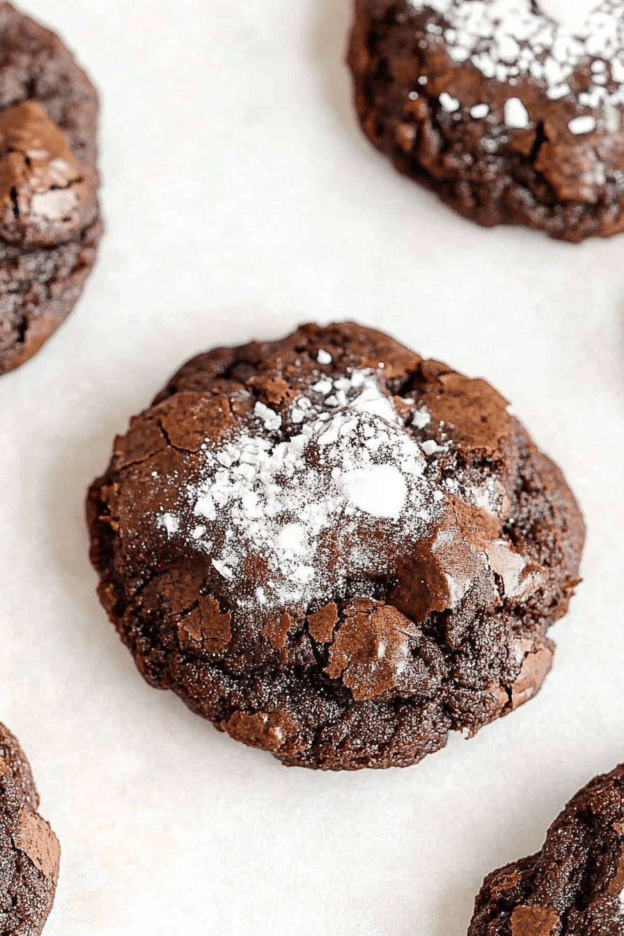 gluten-free fudge cookies ingredients organized and measured on kitchen counter