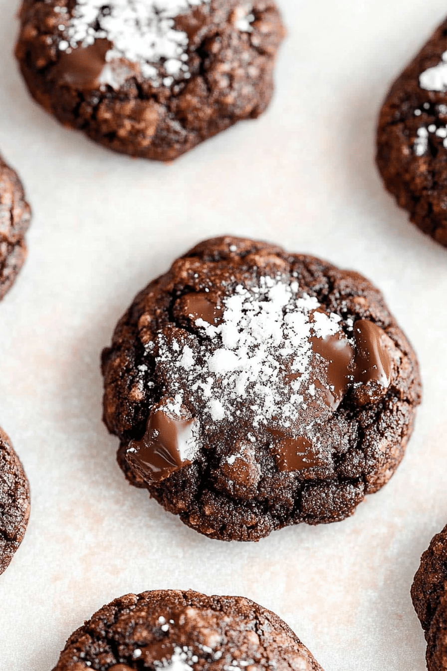 gluten-free fudge cookies slice on plate showing perfect texture and swirl pattern