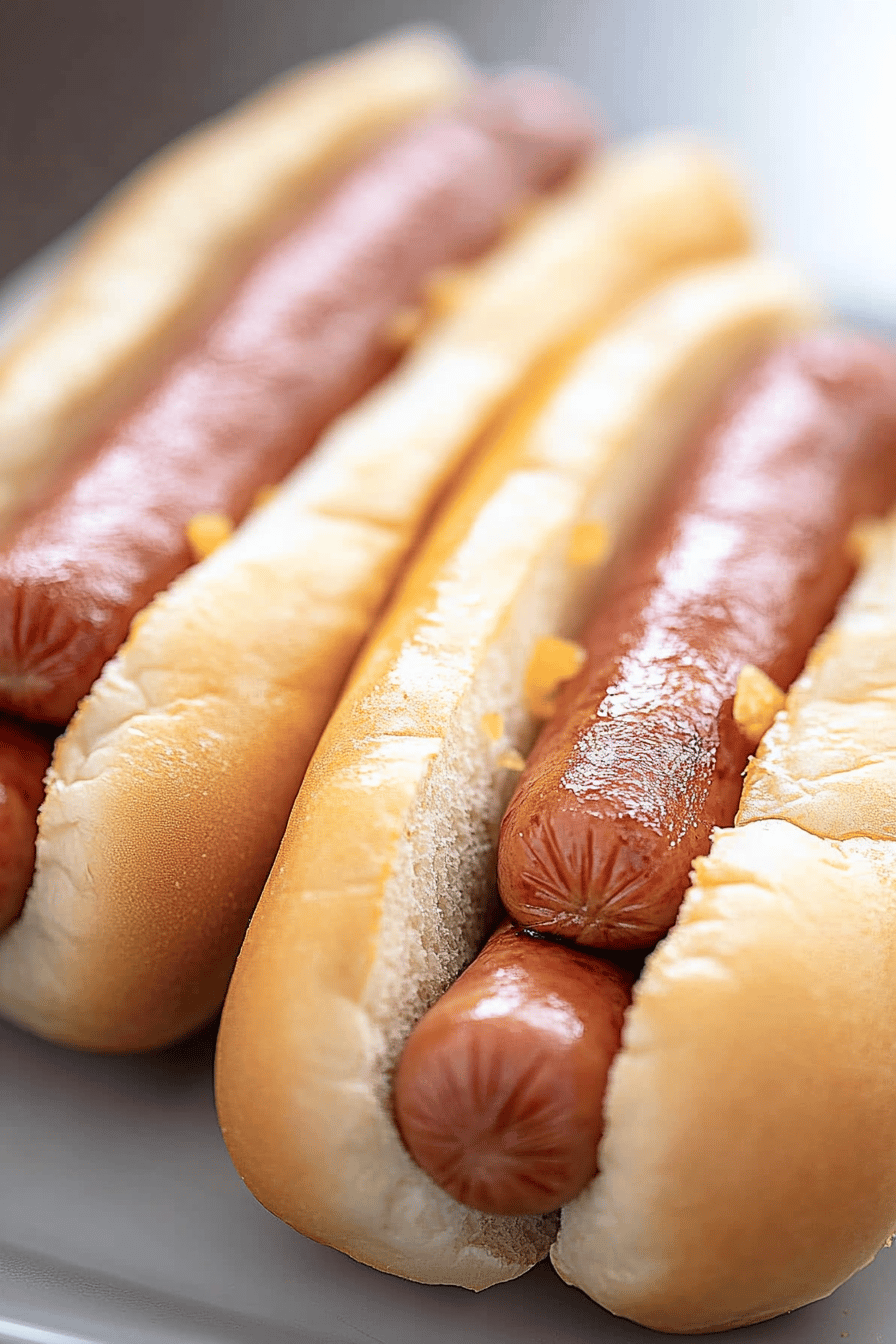 gluten-free hot dog buns final dish beautifully presented and ready to serve