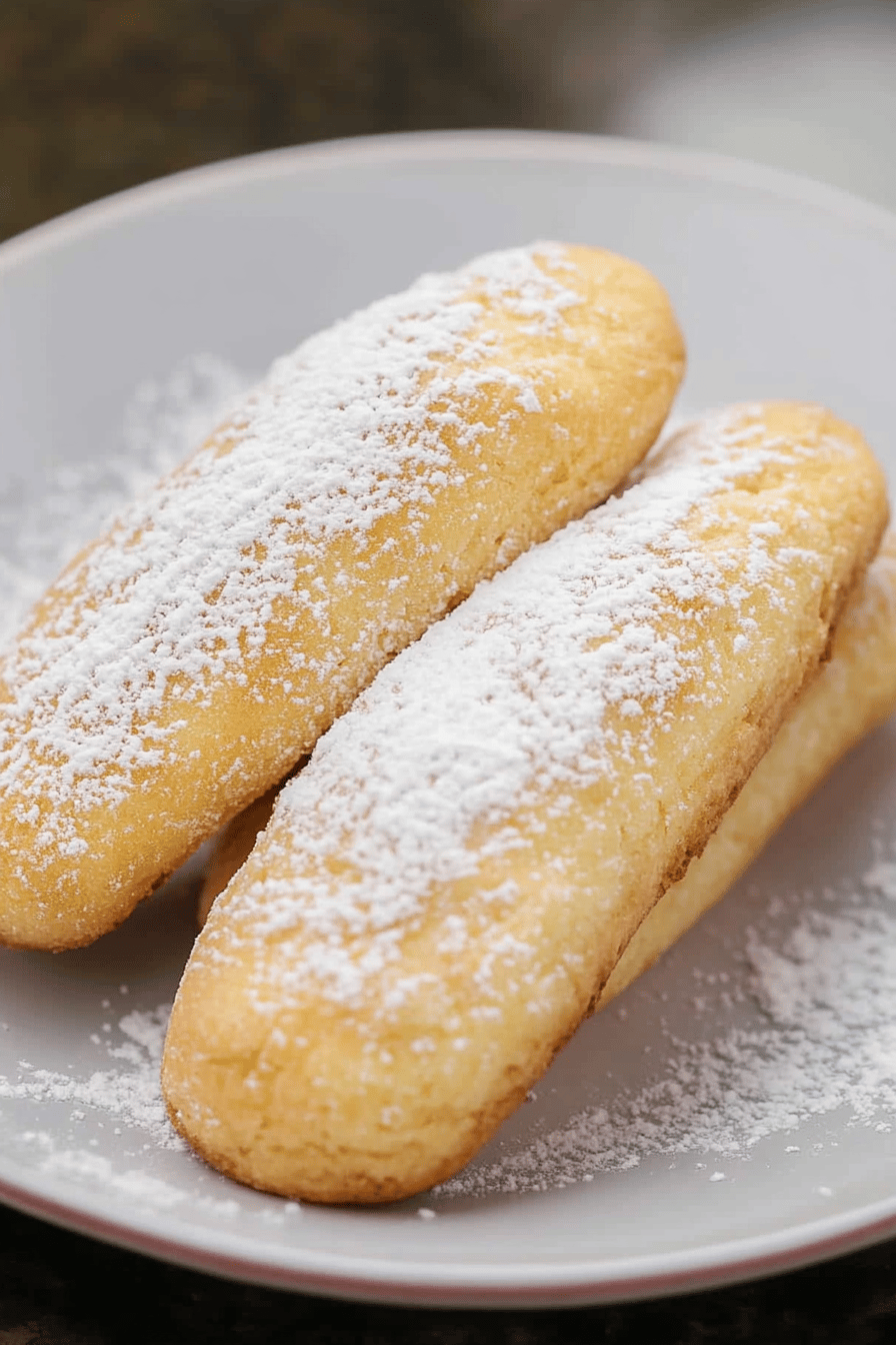gluten-free ladyfingers final dish beautifully presented and ready to serve