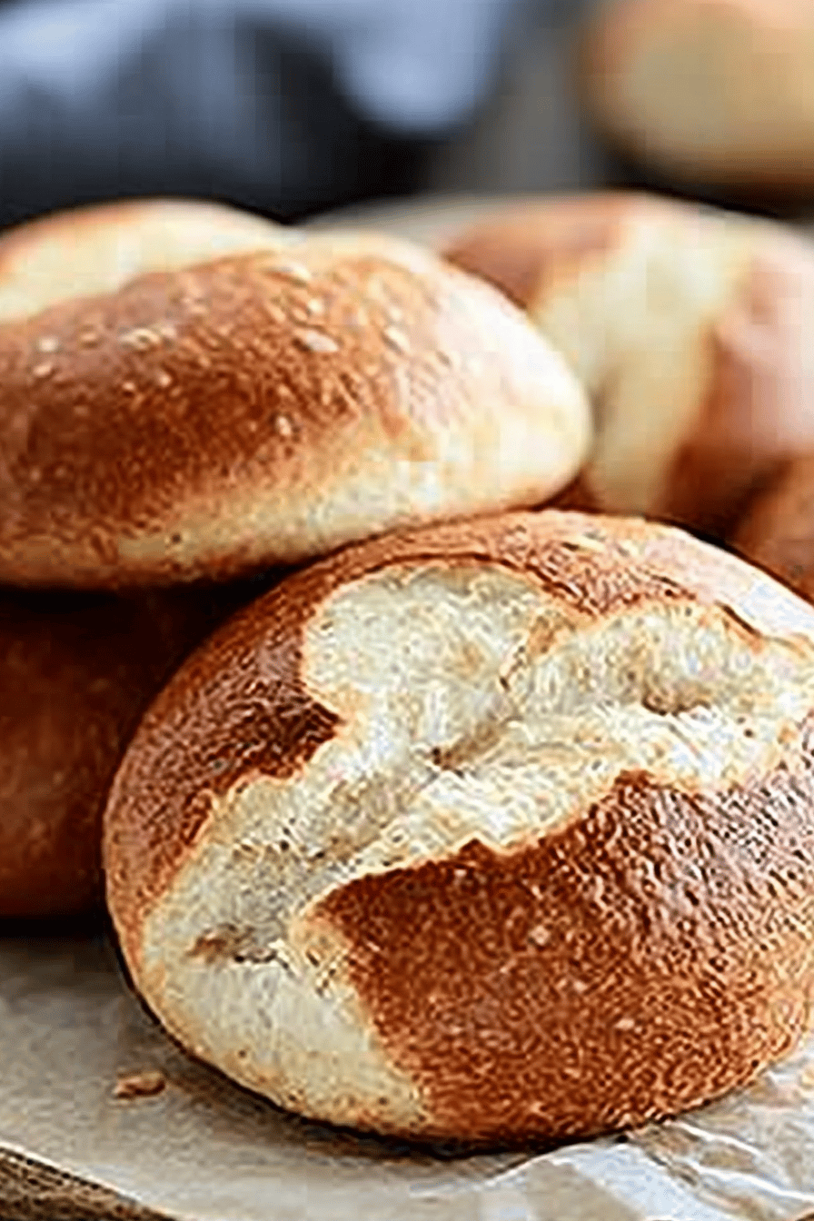 gluten-free pretzel rolls final dish beautifully presented and ready to serve
