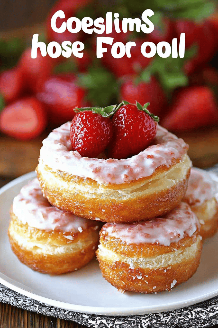 homemade cronuts ingredients organized and measured on kitchen counter